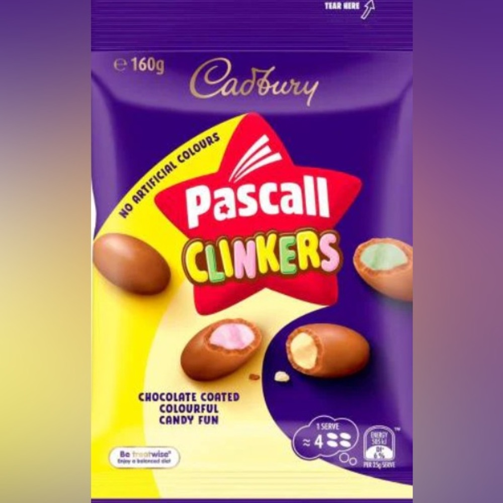 Pascall Clinkers Chocolate Coated Candy